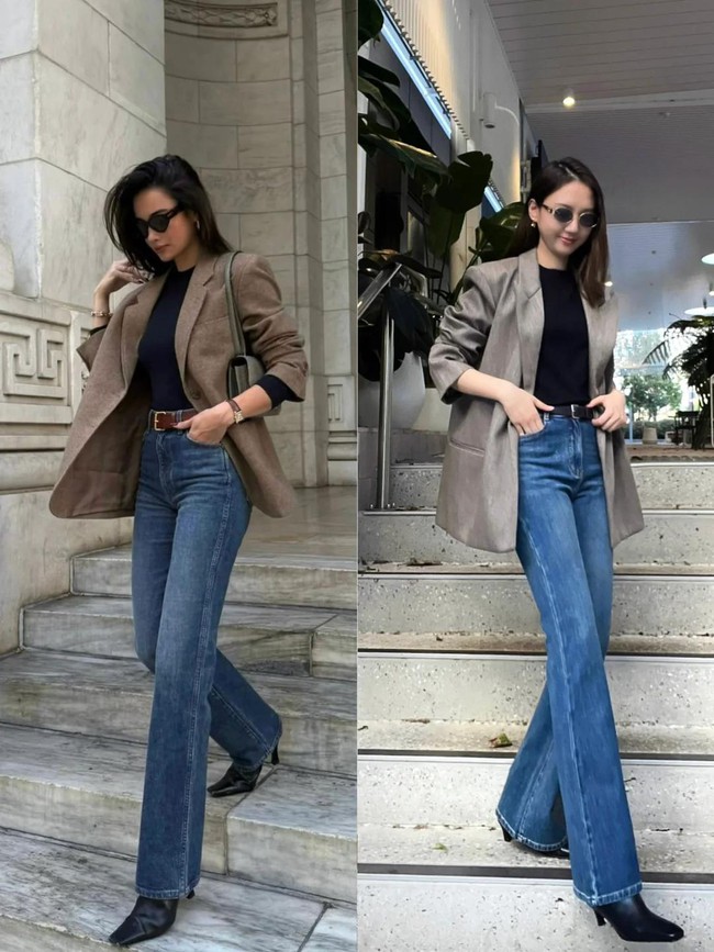 Blazer + quần jeans: Công thức phối đồ mùa xuân giúp phụ nữ 30+ vừa trẻ trung vừa sang trọng - Ảnh 11. Blazer + quần jeans: Công thức phối đồ mùa xuân giúp phụ nữ 30+ vừa trẻ trung vừa sang trọng - Ảnh 11.
