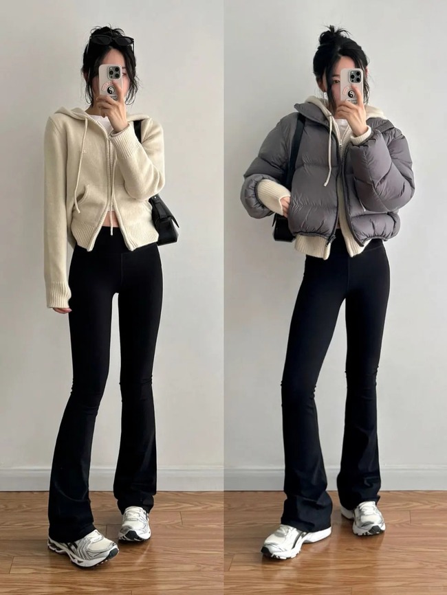&quot;Quần jeans ống loe nhẹ&quot; bùng nổ mùa hè này! Giải mã 3 công thức phối đồ, vừa che khuyết điểm chân vừa giúp dáng thon gọn - Ảnh 10.