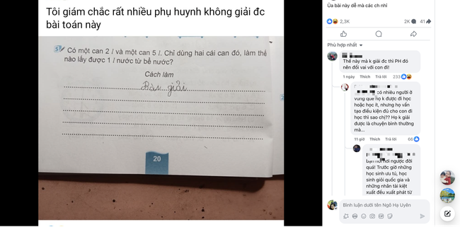 2000 phụ huynh Việt tranh luận về bài Toán tiểu học: Thì ra con chúng ta cũng thông minh thế này! - Ảnh 1. 2000 phụ huynh Việt tranh luận về bài Toán tiểu học: Thì ra con chúng ta cũng thông minh thế này! - Ảnh 1.