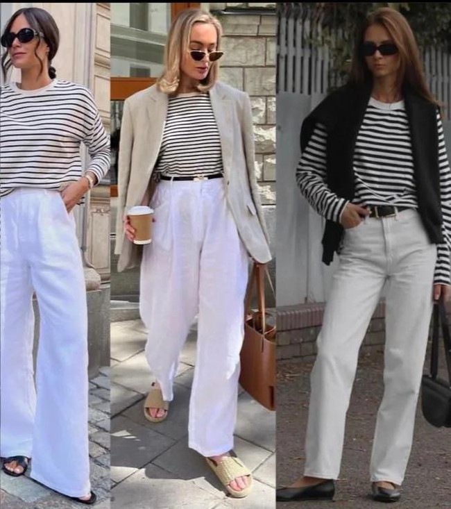 Không phải blazer hay váy hoa, “áo kẻ sọc” mới là item đáng sắm nhất mùa thu - Ảnh 2.