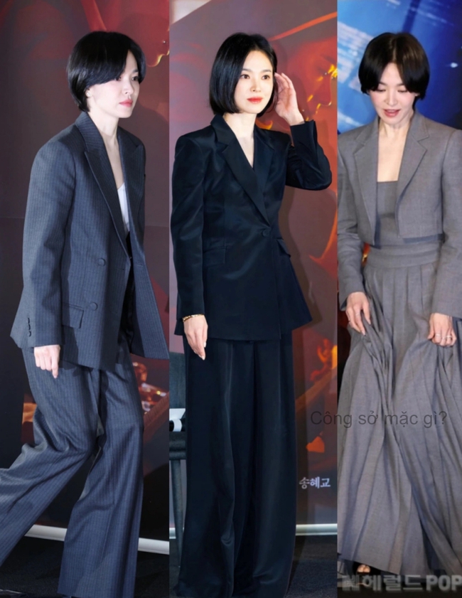 43 tuổi, Song Hye Kyo chứng minh: Thu Đông chỉ cần ít màu, ít họa tiết là đủ sang - Ảnh 3.
