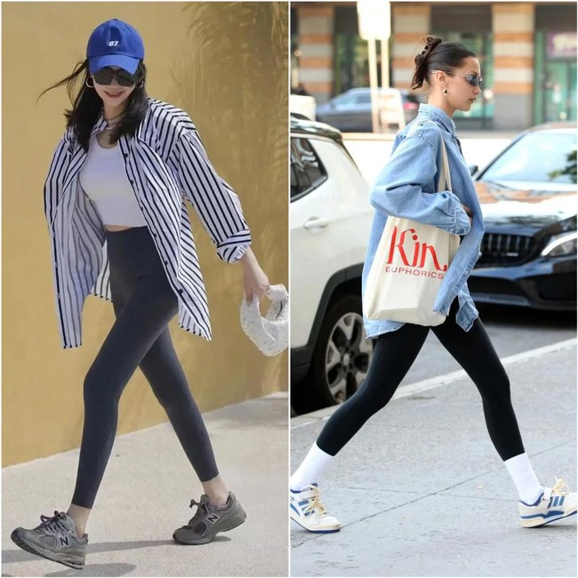 Quần legging mặc chuẩn là thế nào để tránh kệch cỡm, mà giữ trọn thần thái thời thượng - Ảnh 4.