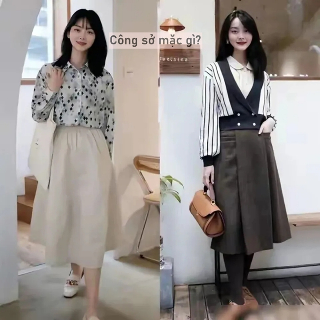 Thu này, chỉ cần sơ mi và chân váy là đủ để bạn nổi bật và duyên dáng - Ảnh 11.