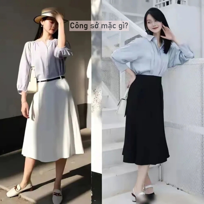 Thu này, chỉ cần sơ mi và chân váy là đủ để bạn nổi bật và duyên dáng - Ảnh 2.