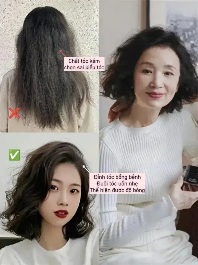 Sai lầm khiến phụ nữ trung niên “già đi 10 tuổi”: tóc xoăn li ti, váy áo hoa sến súa - Ảnh 4.