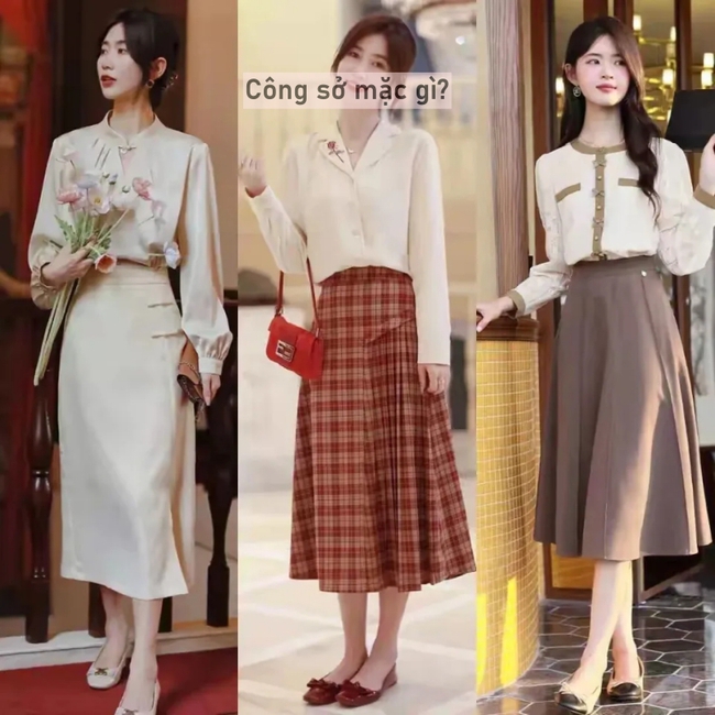 Thu này, chỉ cần sơ mi và chân váy là đủ để bạn nổi bật và duyên dáng - Ảnh 8.