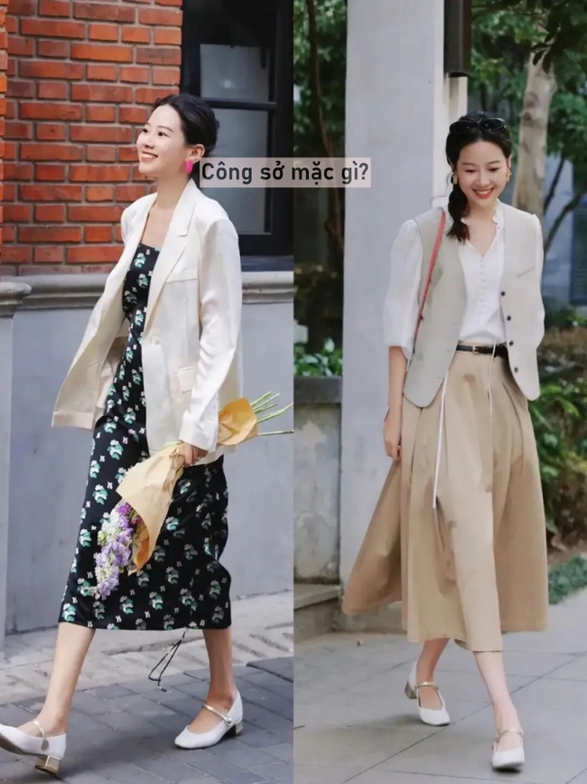 Thu này, chỉ cần sơ mi và chân váy là đủ để bạn nổi bật và duyên dáng - Ảnh 1.