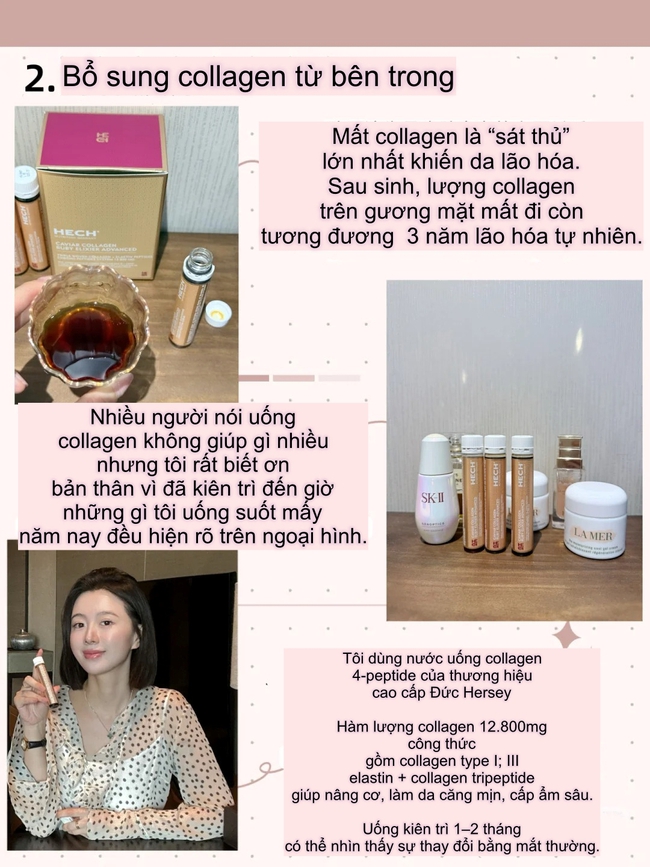 37 tuổi, tôi trẻ hóa da nhờ collagen và bí quyết dưỡng da tối giản “dầu trước – kem sau” - Ảnh 2. 37 tuổi, tôi trẻ hóa da nhờ collagen và bí quyết dưỡng da tối giản “dầu trước – kem sau” - Ảnh 2.