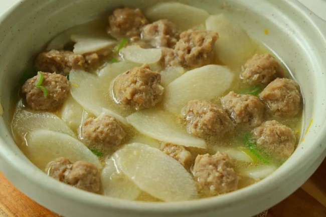 Canh củ mài thịt viên: Món ấm bụng cho mùa thu, nhẹ mà bổ, trẻ con cũng mê - Ảnh 6.