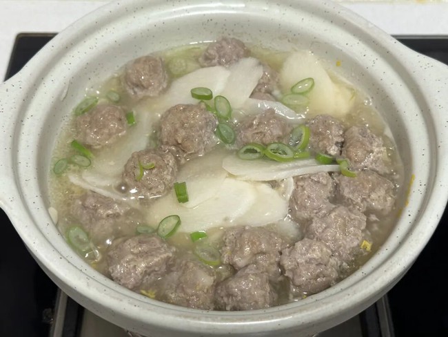 Canh củ mài thịt viên: Món ấm bụng cho mùa thu, nhẹ mà bổ, trẻ con cũng mê - Ảnh 5.