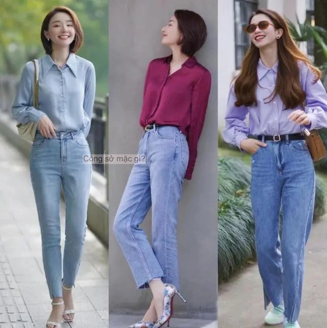 Mùa thu này, áo sơ mi lại hot trở lại! Ngay cả Cao Viên Viên cũng mê mặc, phối cùng váy hay quần đều rất đẹp - Ảnh 14.