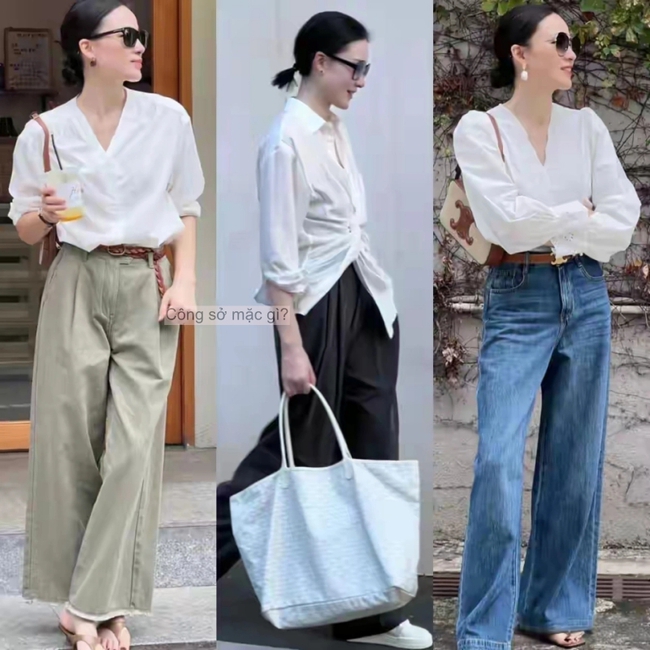 Mùa thu này, áo sơ mi lại hot trở lại! Ngay cả Cao Viên Viên cũng mê mặc, phối cùng váy hay quần đều rất đẹp - Ảnh 16.