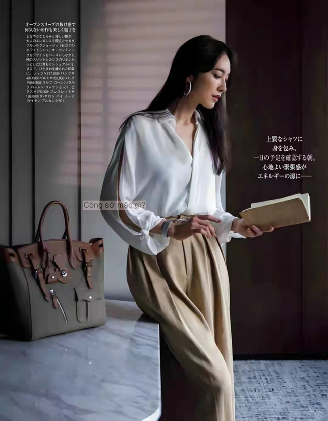 Mùa thu này, áo sơ mi lại hot trở lại! Ngay cả Cao Viên Viên cũng mê mặc, phối cùng váy hay quần đều rất đẹp - Ảnh 8.