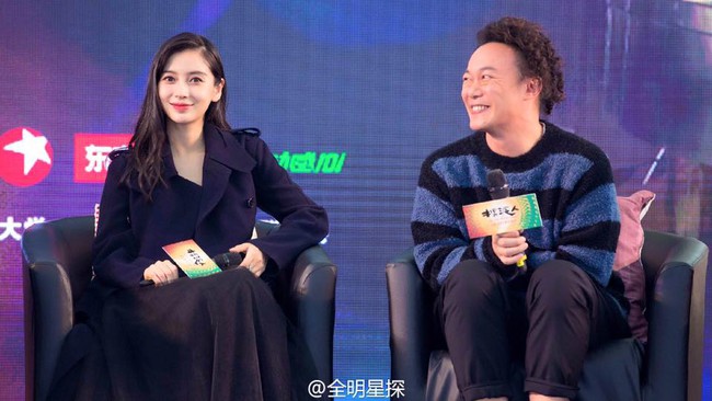 Angelababy mặt tròn xoe, vác bụng bầu 6 tháng đi ra mắt phim mới - Ảnh 2.