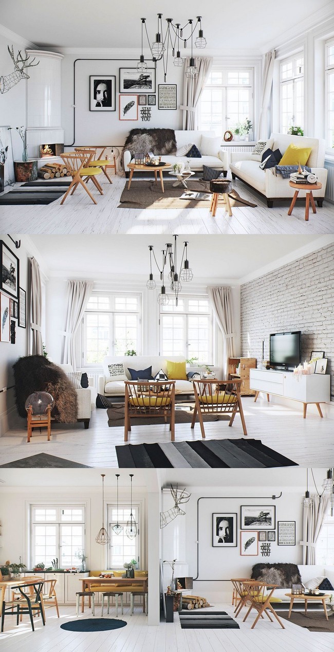 Scandinavian đích thị là phong cách mà bạn đang tìm kiếm “mòn mỏi” cho không gian phòng khách - Ảnh 3.