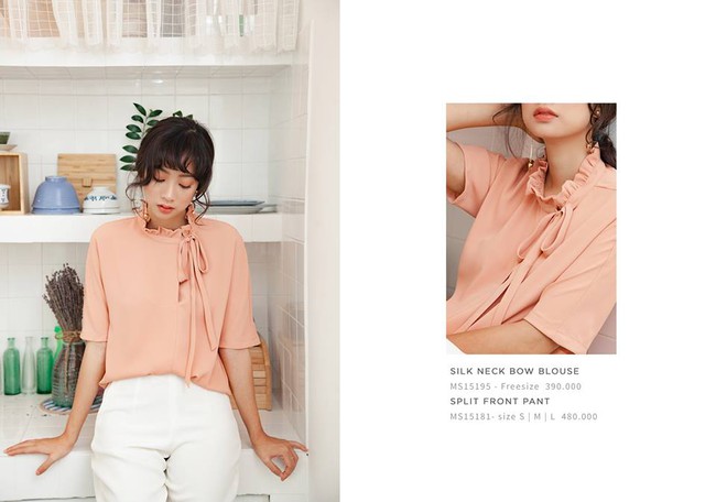 Loạt mẫu áo sơmi/blouse trơn màu giá chưa đến 500 ngàn từ thương hiệu Việt để các nàng chọn mua cho hè - Ảnh 1.