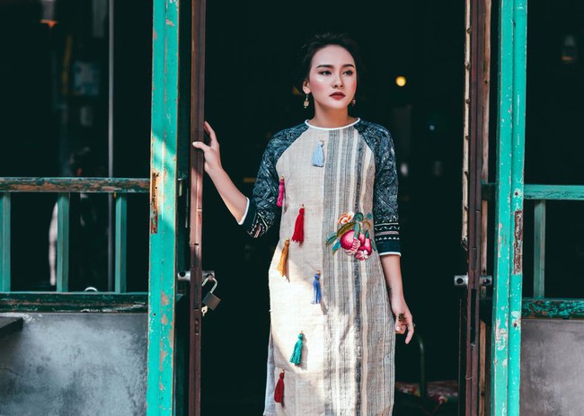 5 tiệm áo dài cách tân đẹp lung linh để sắm sửa diện Tết ở Sài Gòn - Ảnh 4.