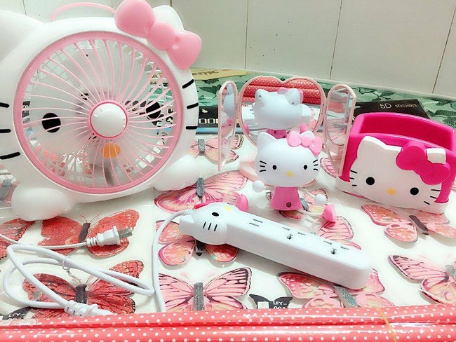 Căn phòng toàn Hello Kitty hồng chứng minh con gái dù trưởng thành vẫn mãi mãi tuổi xì tin - Ảnh 3.
