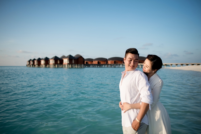 Hậu đám cưới 6 tỷ, nữ đại gia Bình Phước tiếp tục gây sốt với bộ ảnh cưới đẹp nao lòng tại Maldives - Ảnh 10.