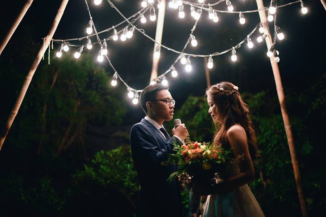 Đám cưới siêu xinh tại khu vườn màu xanh của cặp đôi từng ngầm hẹn ước dưới mưa sao băng - Ảnh 4.