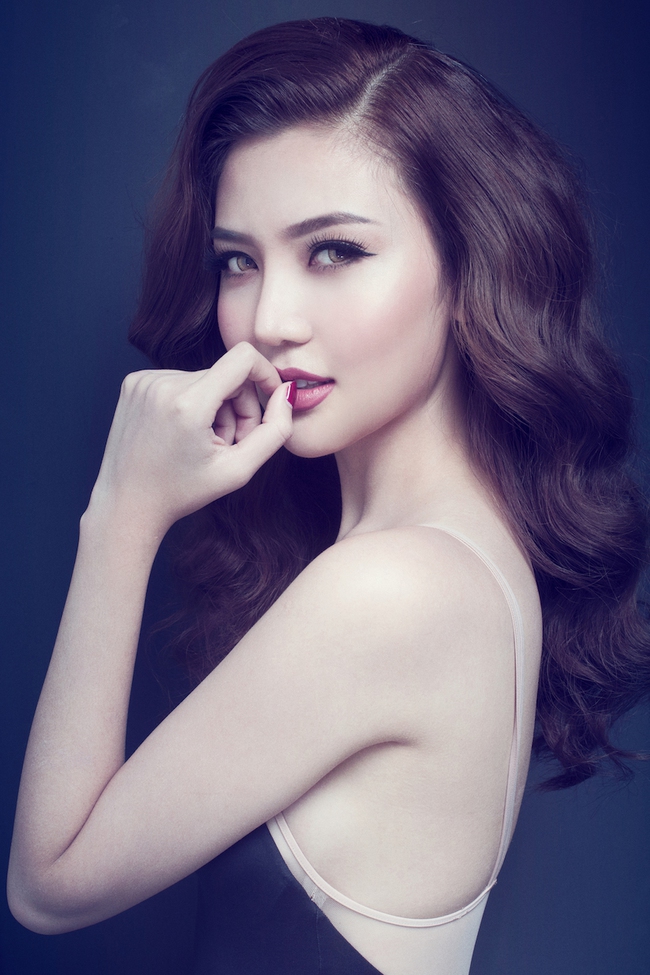 Hoa hậu Ngọc Duyên đốt mắt nhìn với bộ ảnh nội y gợi cảm - Ảnh 9.