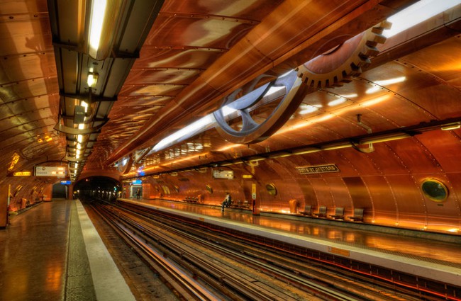 Những ga tàu điện ngầm có thiết kế độc đáo nhất trên thế giới - Ảnh 9.