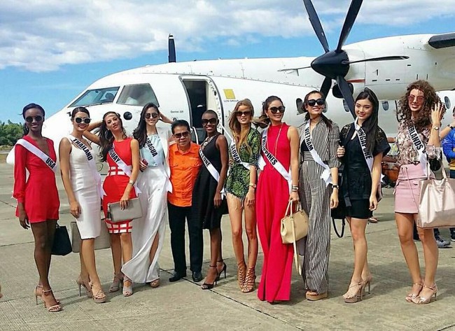 Lệ Hằng đẹp nổi bật khi trình diễn quốc phục Philippines ở Hoa hậu Hoàn vũ - Ảnh 1.