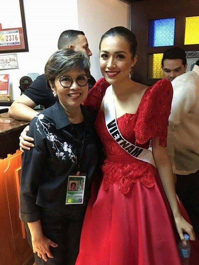 Lệ Hằng đẹp nổi bật khi trình diễn quốc phục Philippines ở Hoa hậu Hoàn vũ - Ảnh 6.