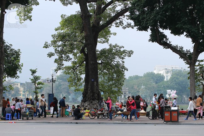 Hà Nội: Hàng rong hiên ngang bán hàng ngay phố đi bộ trong những ngày Tết - Ảnh 14.