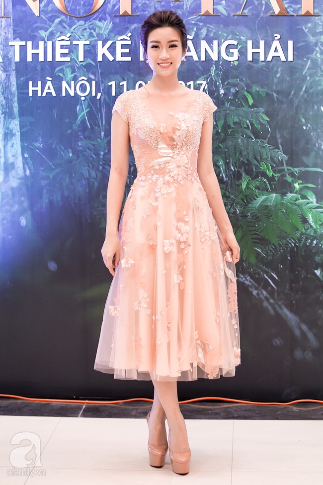 Hoa hậu Đỗ Mỹ Linh ngọt ngào như một nàng công chúa trong chiếc váy bồng bềnh - Ảnh 7.