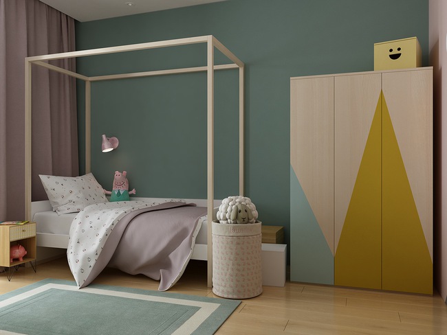 10 mẫu phòng ngủ cho bé đầy màu sắc và không gian vui chơi - Ảnh 7.