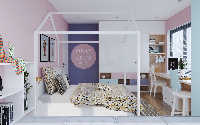 10 mẫu phòng ngủ cho bé đầy màu sắc và không gian vui chơi - Ảnh 19.