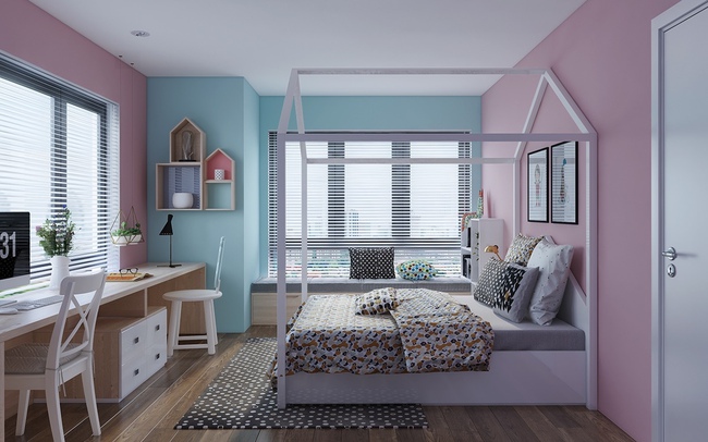 10 mẫu phòng ngủ cho bé đầy màu sắc và không gian vui chơi - Ảnh 20.