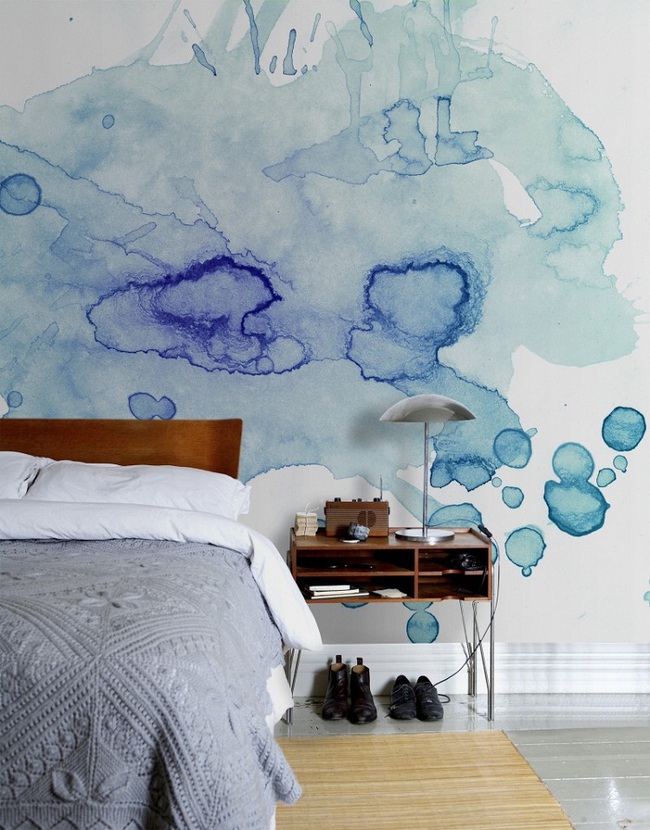 Bạn sẽ có một phòng ngủ thật phong cách nếu biết những cách sơn tường này - Ảnh 1.