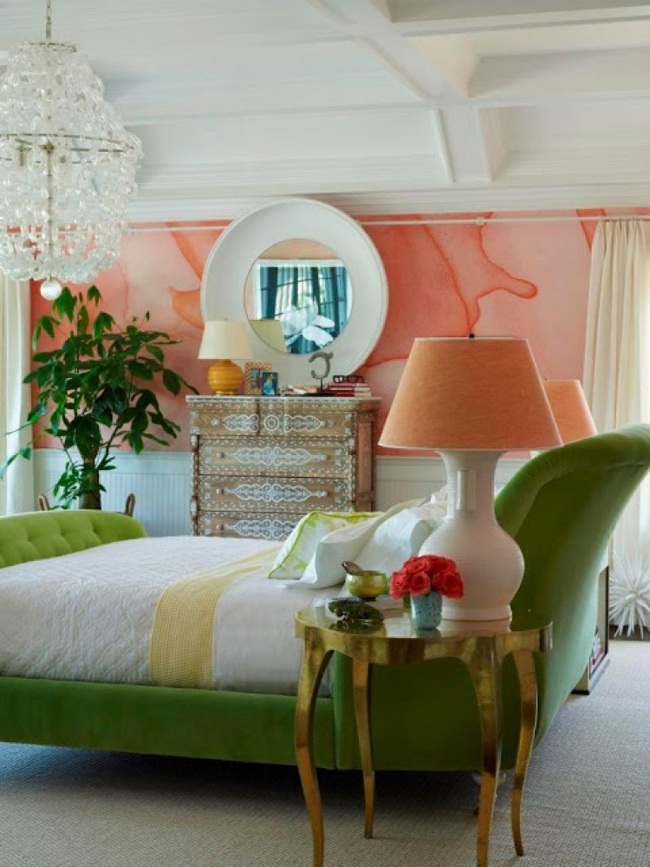 Bạn sẽ có một phòng ngủ thật phong cách nếu biết những cách sơn tường này - Ảnh 3.