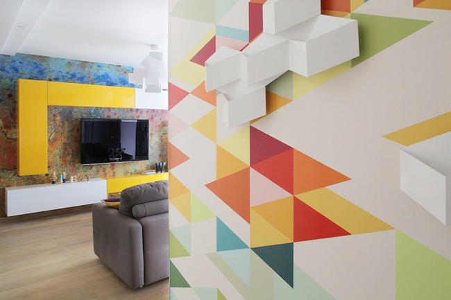 The use of color makes this 25m² apartment surprisingly beautiful - Photo 4.