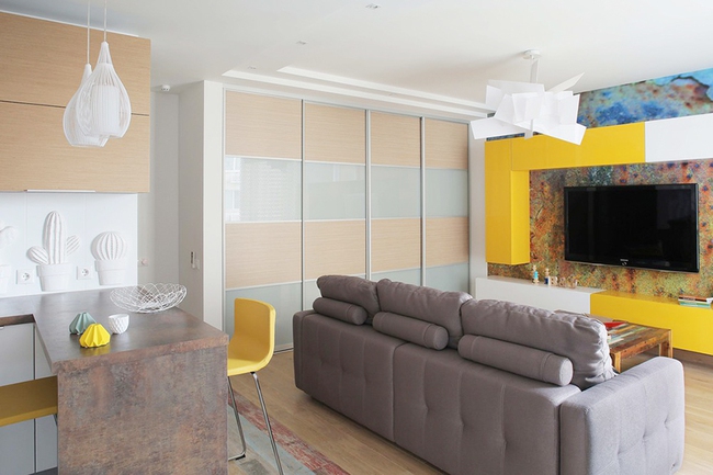 The use of color makes this 25m² apartment surprisingly beautiful - Photo 6.