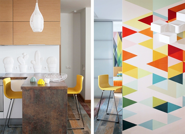 The use of color makes this 25m² apartment surprisingly beautiful - Photo 9.
