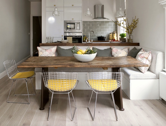 29 mẫu bàn ghế ăn khiến phòng ăn nhà bạn từ nhỏ hóa rộng thênh thang   - Ảnh 1.