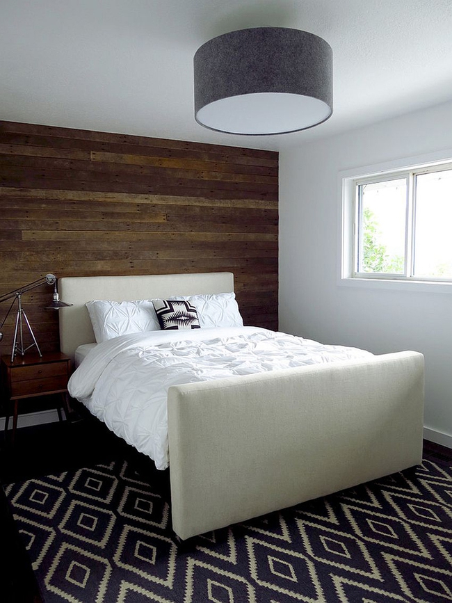 Cách sử dụng gỗ tái chế cho những bức tường phòng ngủ thêm quyến rũ - Ảnh 4.