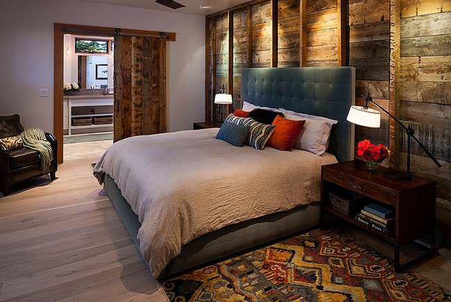 Cách sử dụng gỗ tái chế cho những bức tường phòng ngủ thêm quyến rũ - Ảnh 21.