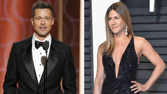Ly dị với Angelina Jolie, Brad Pitt chủ động nhắn tin cho Jennifer Aniston - Ảnh 1.