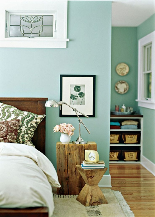 Khi đã chán đen, trắng, xám, hồng thì đừng quên xanh lá cũng là một gam màu rất tuyệt cho phòng ngủ - Ảnh 1.