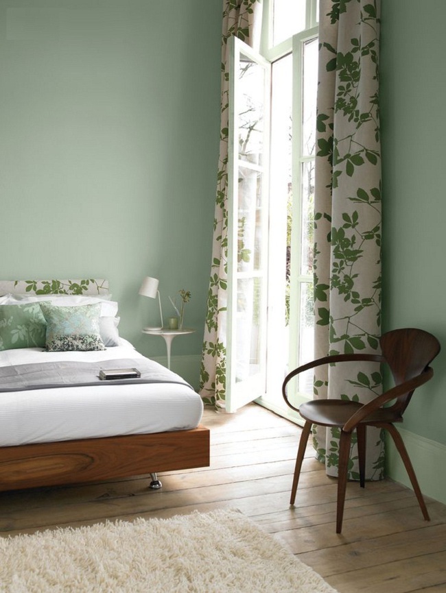 Khi đã chán đen, trắng, xám, hồng thì đừng quên xanh lá cũng là một gam màu rất tuyệt cho phòng ngủ - Ảnh 8.