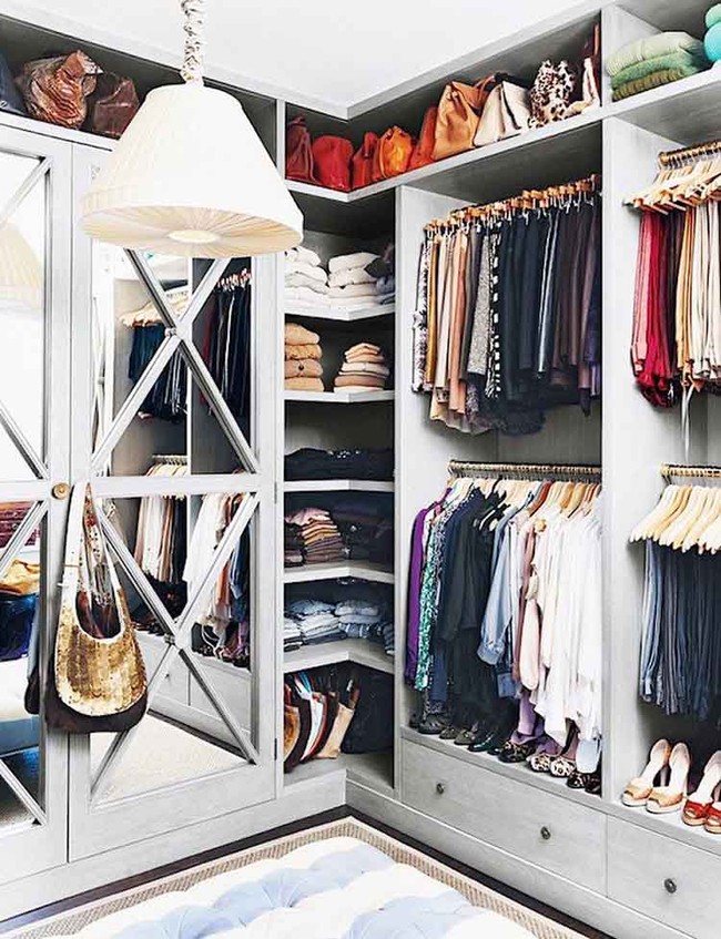 15 cách thông minh tuyệt vời để sắp xếp tủ quần áo luôn gọn gàng - Ảnh 7.