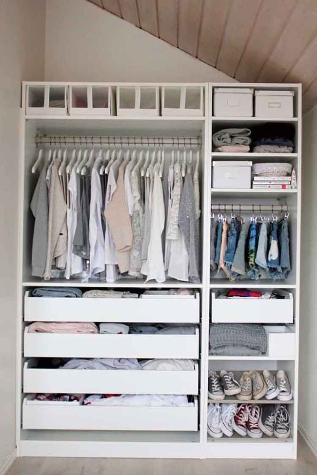 15 cách thông minh tuyệt vời để sắp xếp tủ quần áo luôn gọn gàng - Ảnh 16.