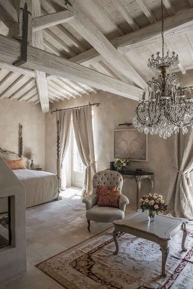 10 mẹo tạo phòng ngủ phong cách đồng quê Pháp tuyệt vời nhất - Ảnh 1.
