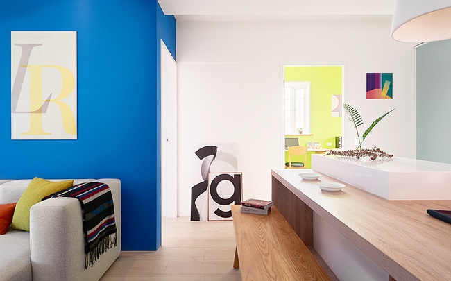 Ghé thăm căn hộ vô cùng ấn tượng với chủ nhà là fan cuồng của màu xanh - Ảnh 8.