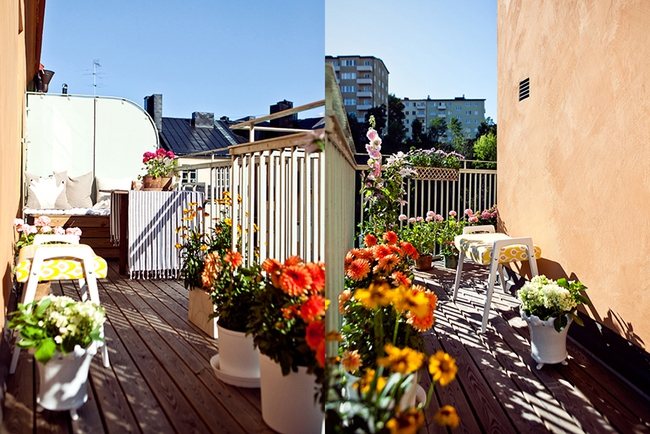 Ngắm căn hộ nhỏ góc nào cũng xinh bên ban công rực rỡ hoa và nắng - Ảnh 6.