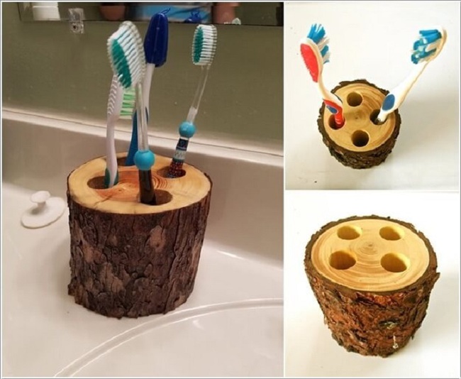 10 cách tái chế hoàn hảo những vật phẩm đơn giản để cất giữ bàn chải đánh răng  - Ảnh 10.